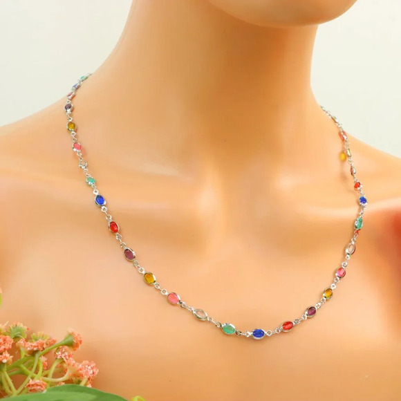 "New Beautiful Design Necklace Chain for Women/Girls, Gift, N595 - Picture 3 of 10